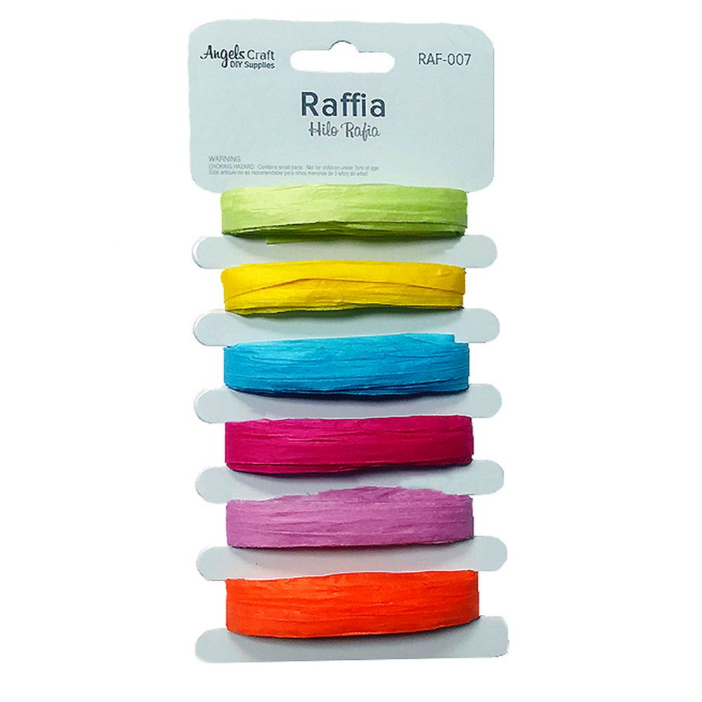24 Pieces of Flat Paper 5mm 2cm Wide 6 Assorted Colors