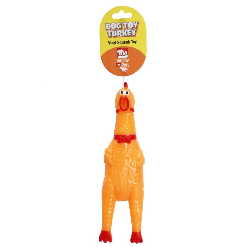 48 Wholesale Simply For Pets Pet Voice Toy 6.5 Inch Turkey