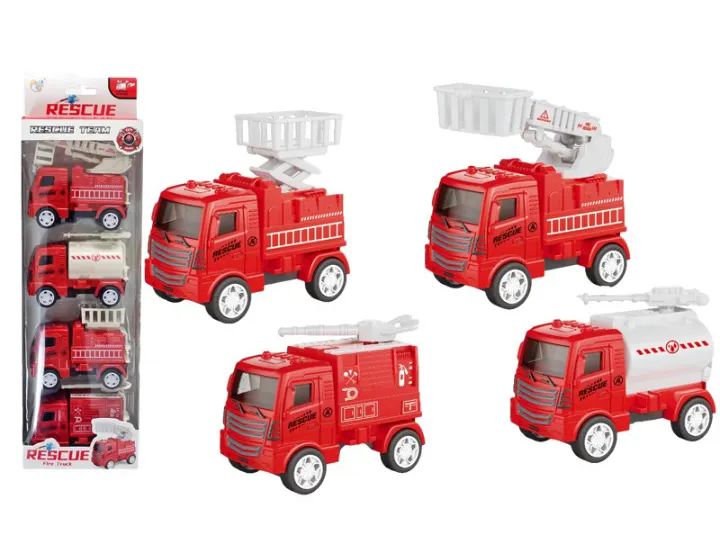 12 Wholesale 4 Piece Fire Truck Set