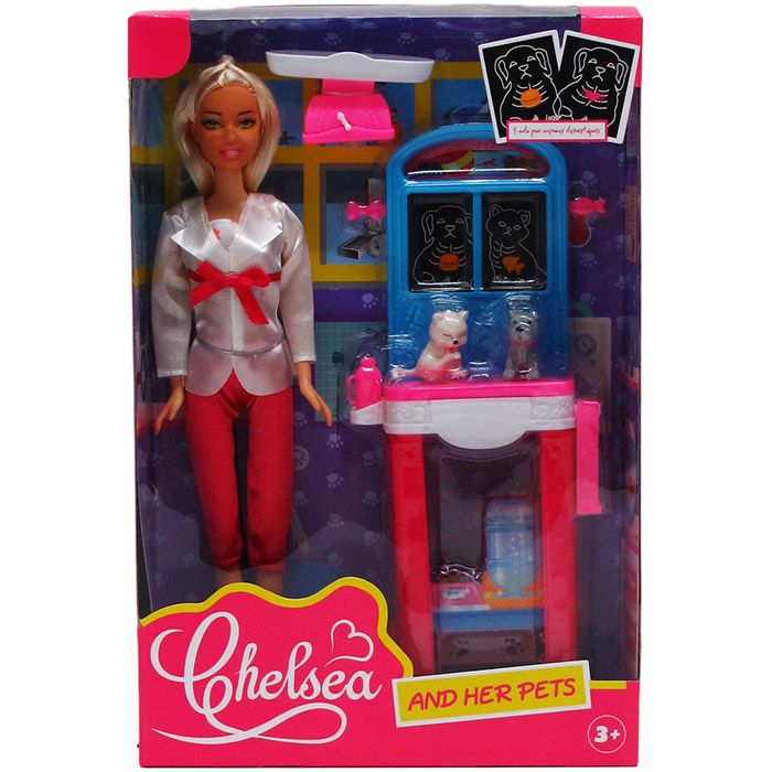 12 Wholesale 11.5" Chelsea Doll W/ Pets & Accesories