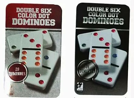 24 Pieces of Metal Case Domino