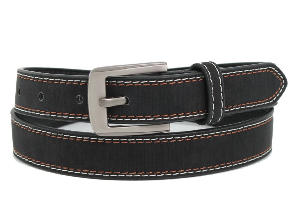 12 Wholesale Leather Belts Mens Assorted Size Color Black - at -  wholesalesockdeals.com