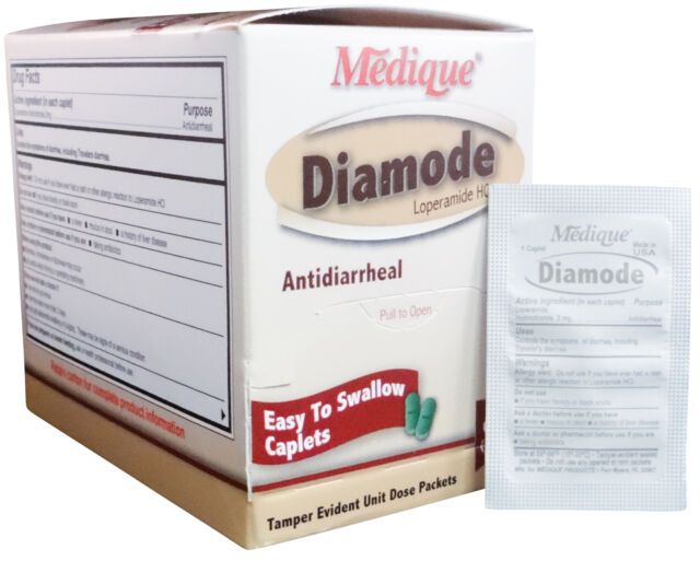 25 Pieces of Diamode AntI-Diarrheal 1ct Box