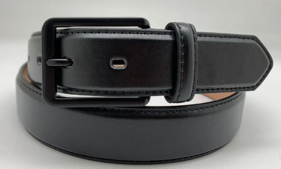 24 Wholesale Leather Belts For Men Color Black - at - wholesalesockdeals.com