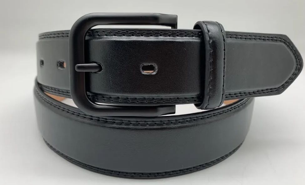 24 Wholesale Leather Belts For Men Color Black - at - wholesalesockdeals.com