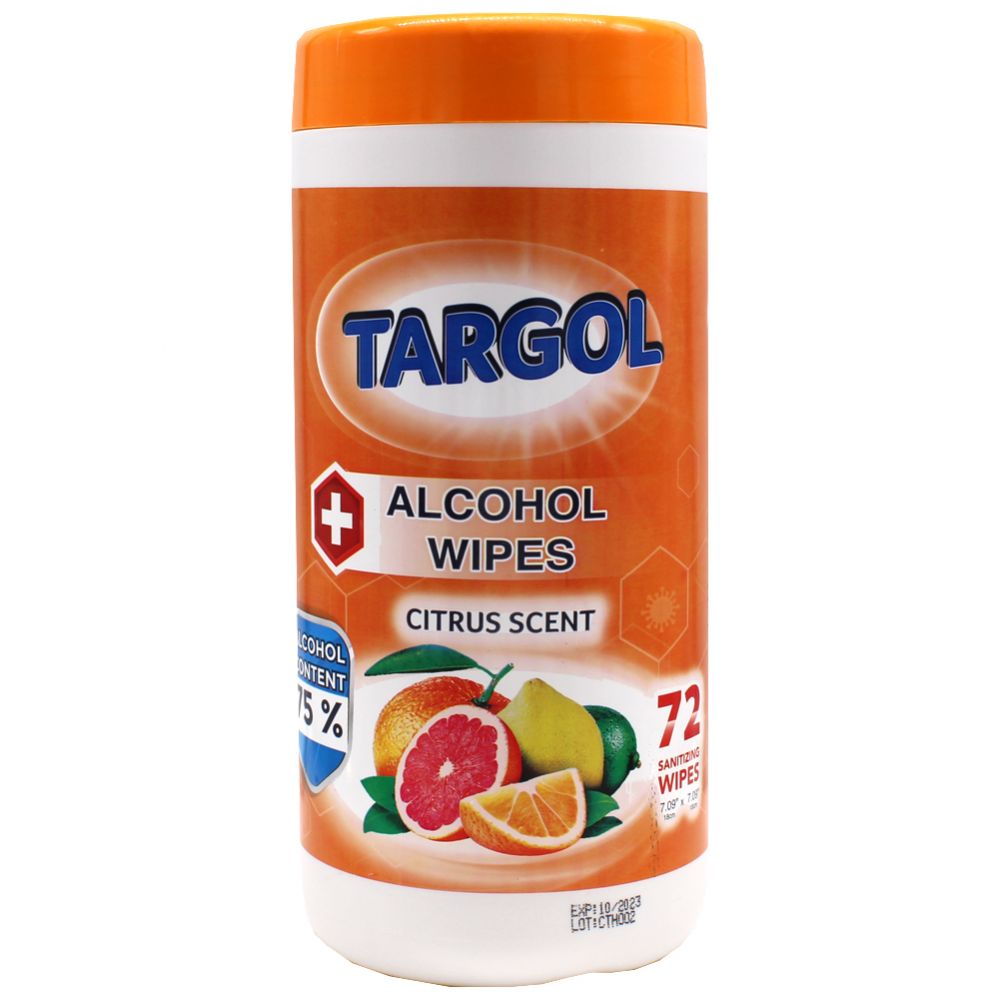 24 Pieces of Targol Alcohol Wipes 72 Count