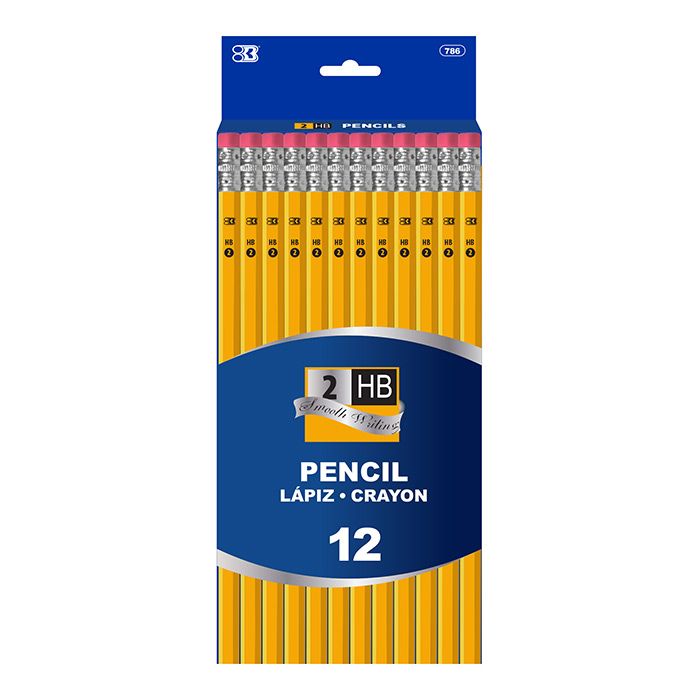 24 pieces of #2 Yellow Pencil (12/pack)