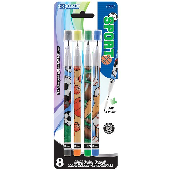 24 pieces of Sports MultI-Point Pencil (8/pack)