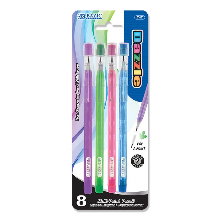 24 Wholesale Dazzle MultI-Point Pencil (8/pack)