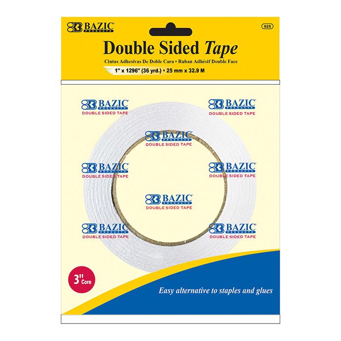 24 pieces of 1" X 36 Yard (1296") Double Sided Tape