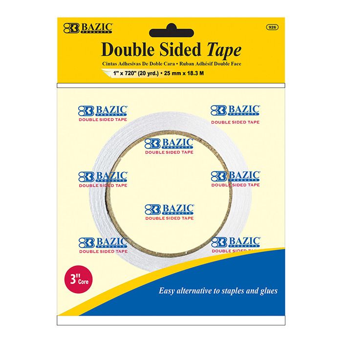 24 pieces of 1" X 20 Yard (720") Double Sided Tape