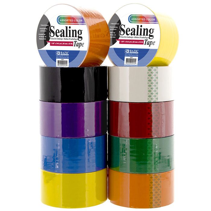 48 pieces of 1.88" X 54.6 Yards Color Packing Tape