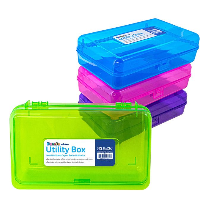 24 Wholesale Bright Color Multipurpose Utility Box