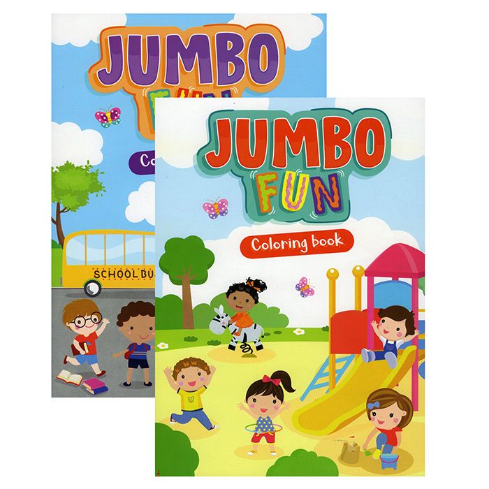48 Wholesale Jumbo Fun Coloring & Activity Book