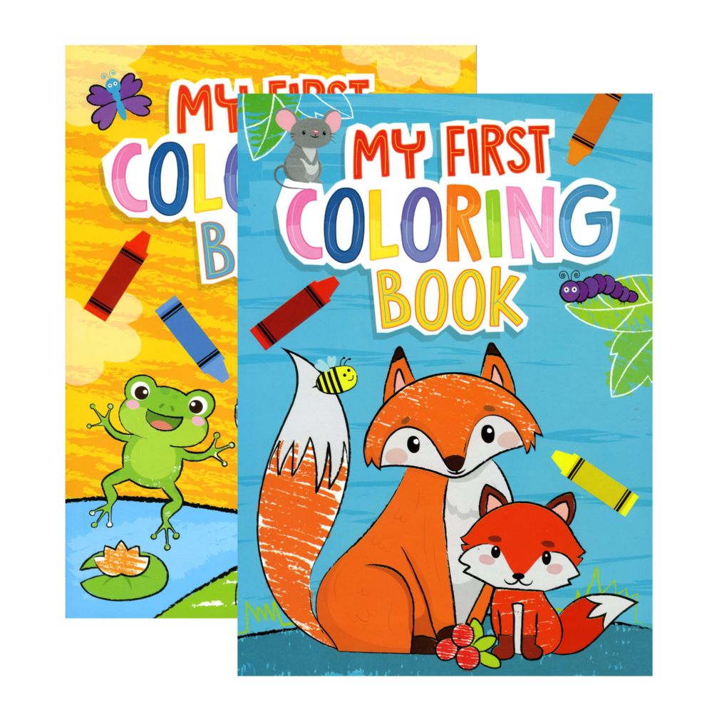 48 Wholesale Jumbo My First Coloring Book