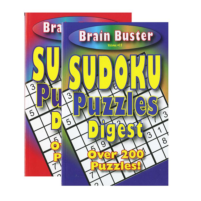48 pieces of Brain Teasing Sudoku Puzzle Book Digest Size