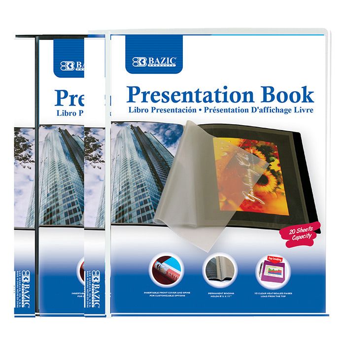 24 pieces of 10-Pockets Presentation Book