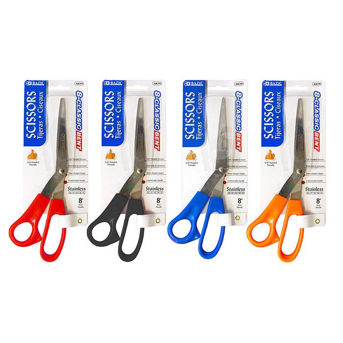 BAZIC 5 Blunt Tip Stainless Steel School Scissors