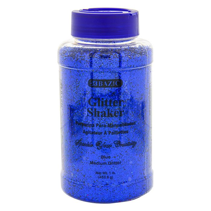 12 pieces of 1lb / 16 Oz Blue Glitter