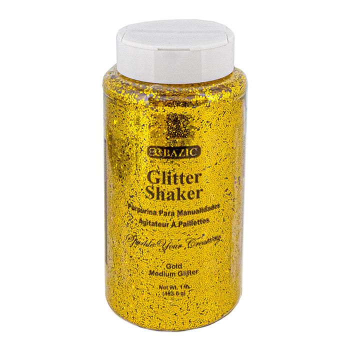 12 pieces of 1lb / 16 Oz Gold Glitter