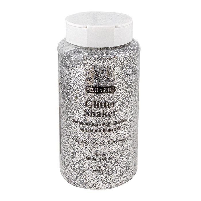12 pieces of 1lb / 16 Oz Silver Glitter