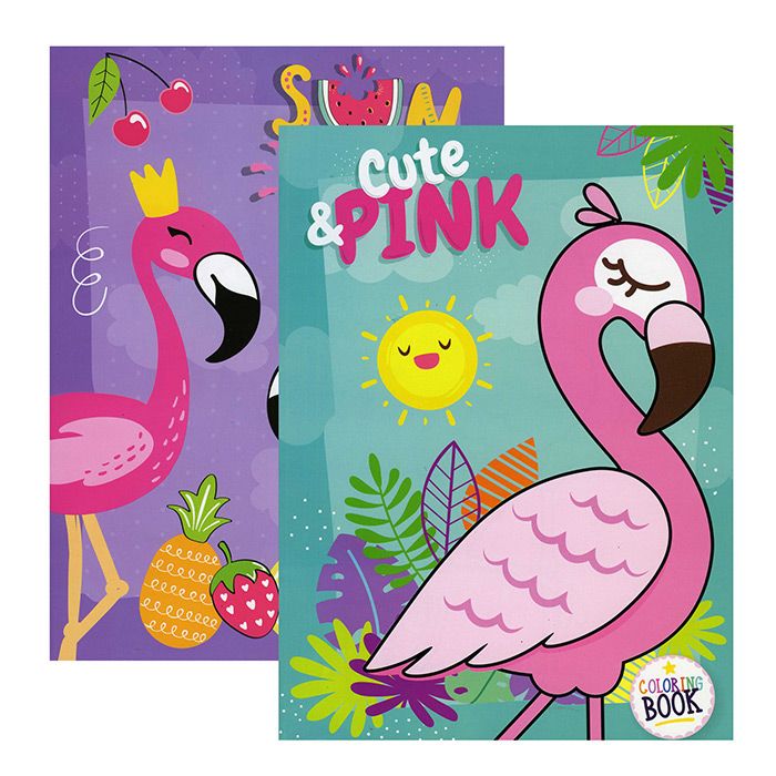 48 Wholesale Flamingo Coloring Book