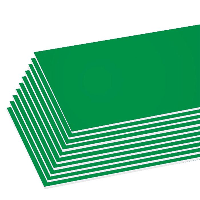 25 Pieces of 20" X 30" Green Foam Board