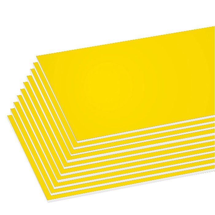 25 Pieces of 20" X 30" Yellow Foam Board