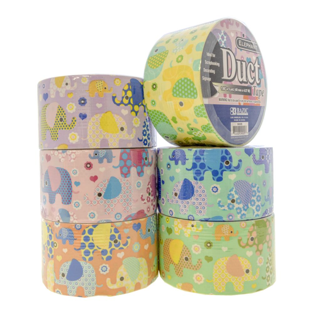 24 pieces of 1.88" X 5 Yards Elephant Series Duct Tape