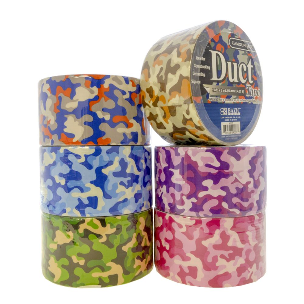 24 pieces of 1.88" X 5 Yards Camouflage Series Duct Tape