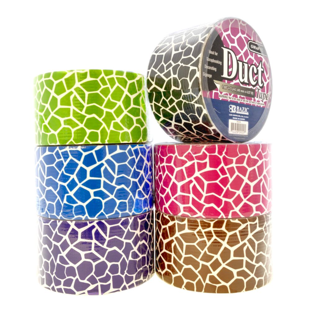 24 pieces of 1.88" X 5 Yards Giraffe Series Duct Tape