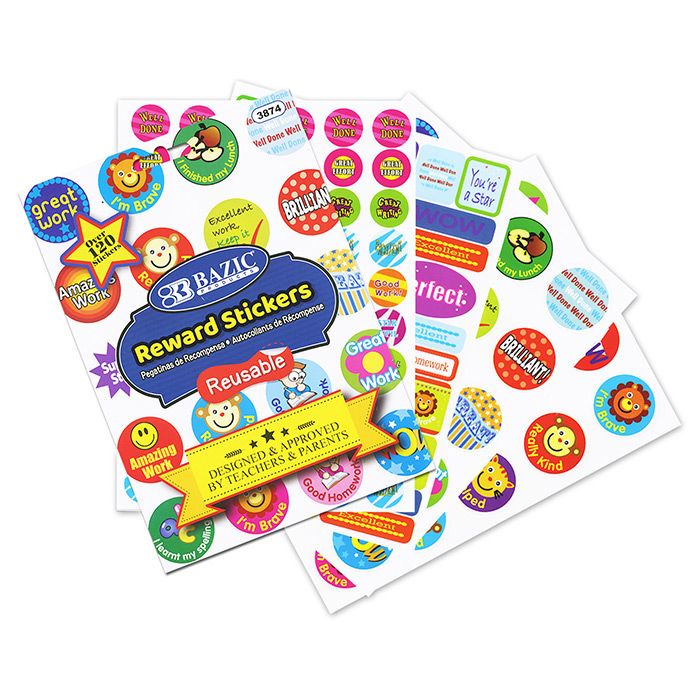 Complement Sticker Book 288 pieces Reward Plastic Sticker Book - Stickers - at - alltimetrading.com