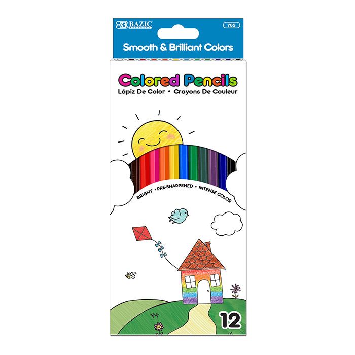 24 Wholesale 12 Colored Pencils