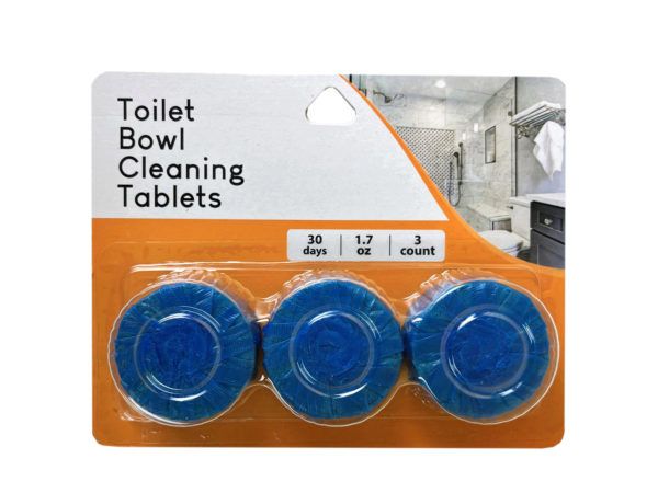 72 Wholesale 3 Count Fresh Flush Toilet Bowl Cleaning Tablets