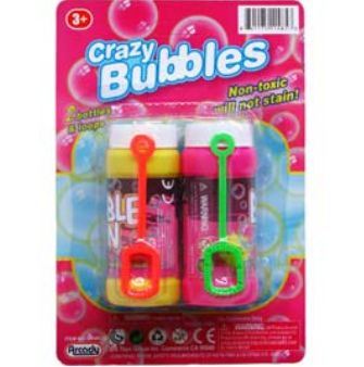 48 Wholesale 2pc 3.25" CrazY-Bubbles Bottles & Loops