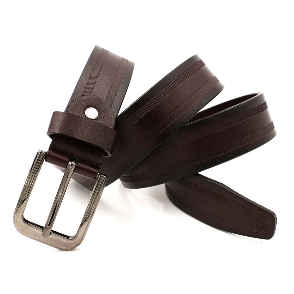 24 Wholesale Belts For Men Color Dark Brown
