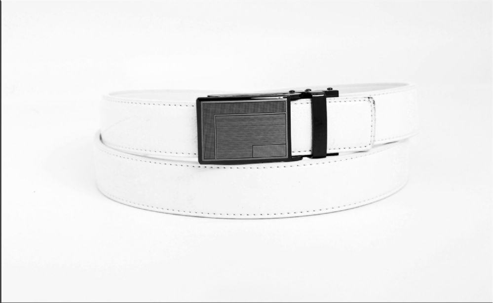 24 Wholesale Leather Belts For Men Color White