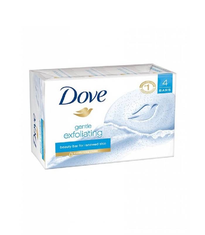 12 Wholesale Dove Bar Soap 90 G 4 Pk Gentle Exfoliating