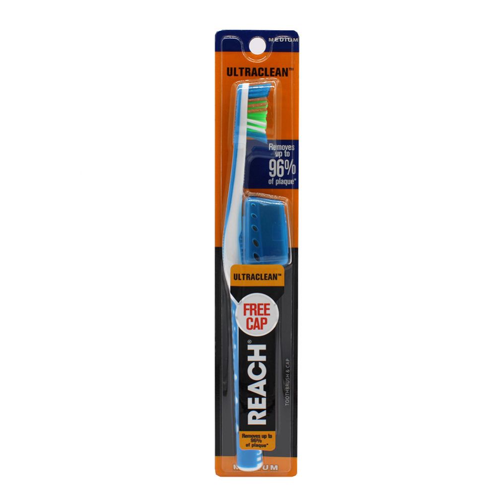 6 Wholesale Reach Toothbrush 1 Ct Ultra Clean Medium