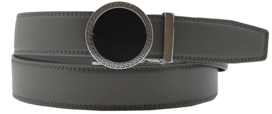 24 Pieces of Leather Belts Color Gray