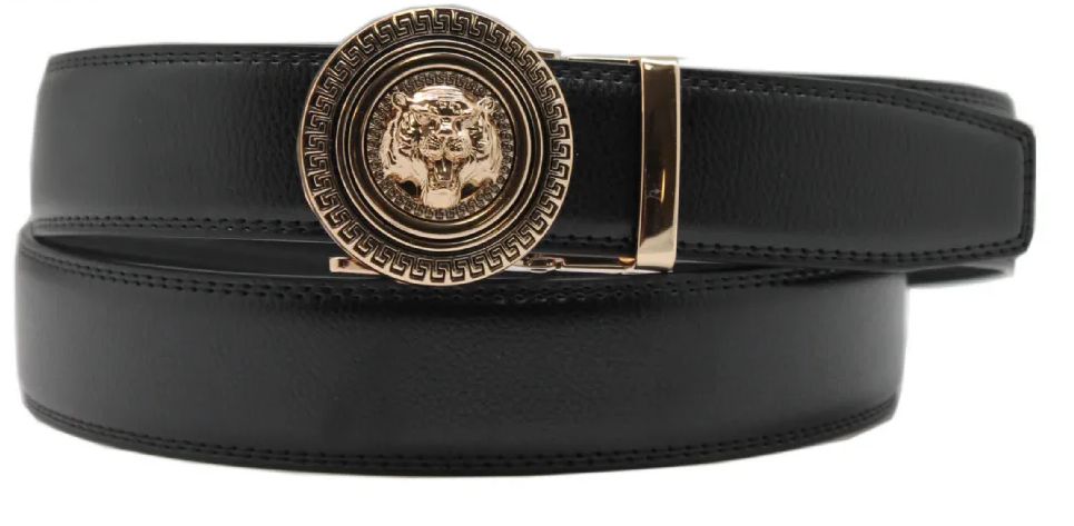 24 Pieces of Leather Belts Color Black
