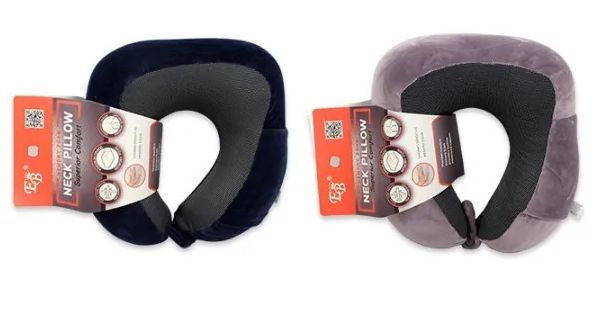 24 Wholesale U Neck Pillow Ear Plug & Eye Mask
