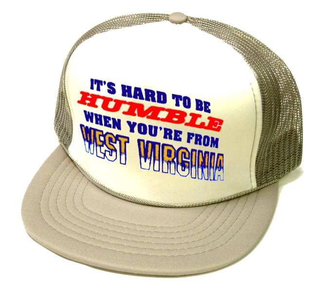 24 Wholesale Printed West Virginia Mesh Caps