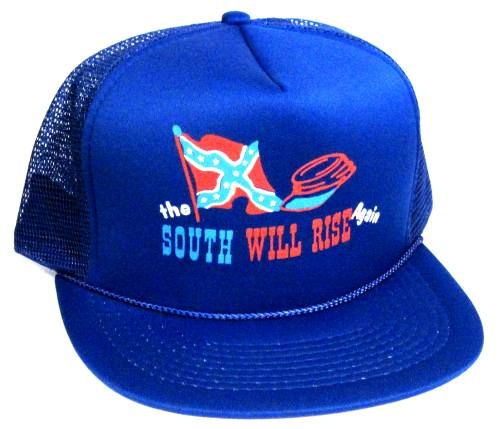 36 Pieces of Adult Mesh Back Printed Hat, "the South Will Rise Again", Assorted Colors