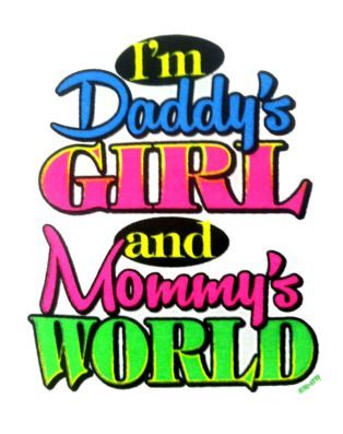 36 Pieces of Baby Shirts "i'm Daddy's Girl And Mommy's World" T-Shirt