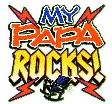 36 Pieces of Baby Shirts "my Papa Rocks"