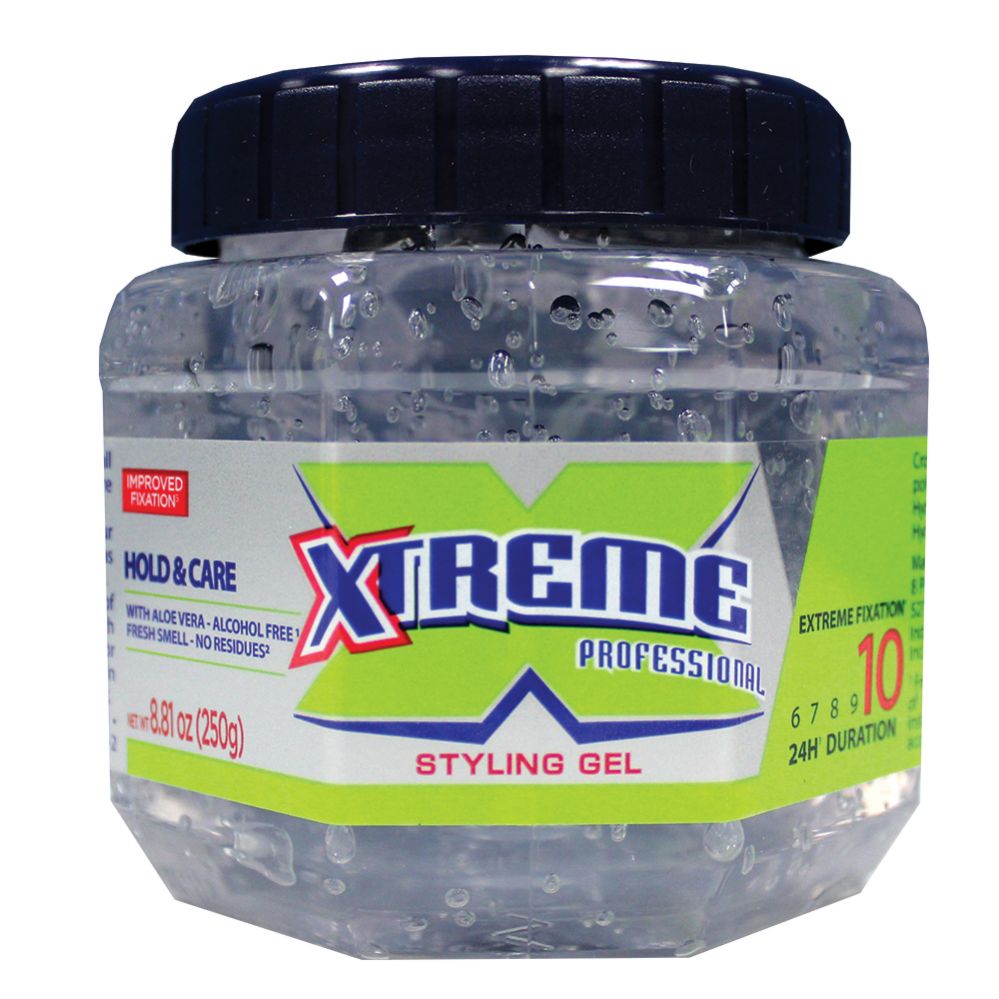 24 Wholesale Xtreme Styling Hair Gel 8.8z React Clear at