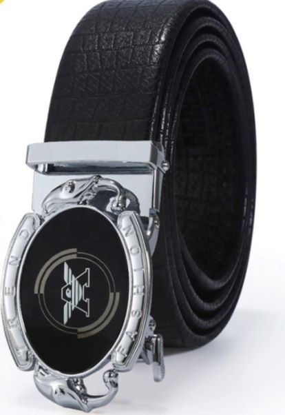 24 Wholesale Leather Belts Color Silver Black