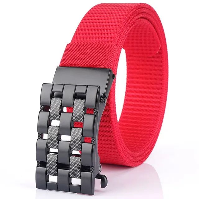 24 Wholesale Belts For Mens Color Red