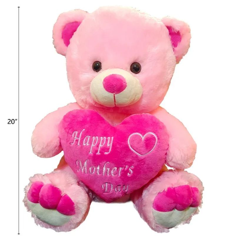 12 Pieces of Pink Happy Mother's Day Bear